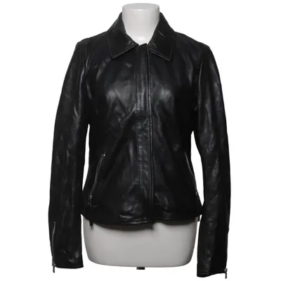 Leren jack (Zwart) van Freaky Nation Leer