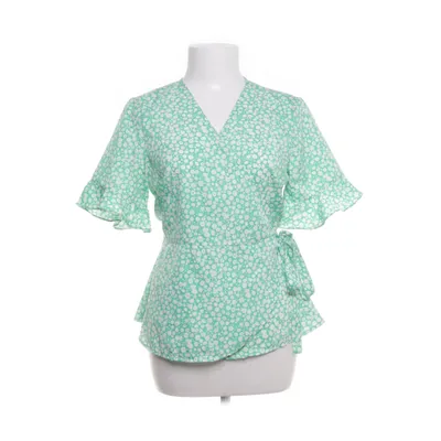 Slå-om top (Hvid, Grøn) fra Vero Moda Genanvendt polyester