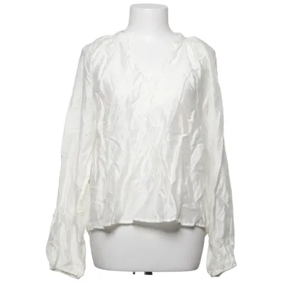 Bluse (Hvid) fra Object Lyocell