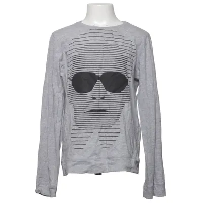 Sweatshirt (Grijs) van Karl Lagerfeld Kids Katoen, Elastaan