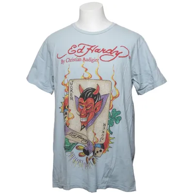 T-shirt (Blau, Mehrfarbig) von Ed Hardy by Christian Audigier