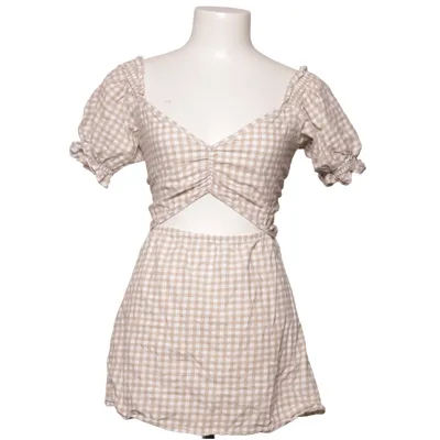 Jurk (Beige, Wit) van Influence Katoen