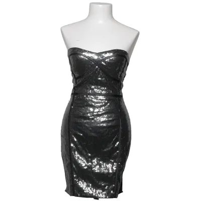 Cocktailjurk (Zwart, Zilver) van Jane Norman Katoen, Elastaan, Polyester