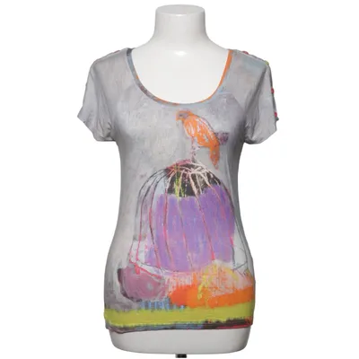 T-shirt (Grau, Mehrfarbig) von Aventures des Toiles Elasthan, Viskose