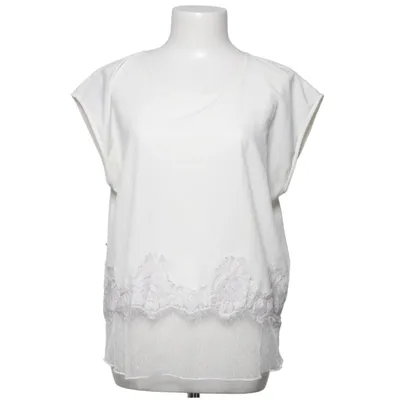 Top (White, Gray) from Frime Elastane, Polyester