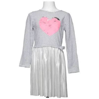 Kleid (Weiß, Silber, Pink) von Palomino by C&A Baumwolle