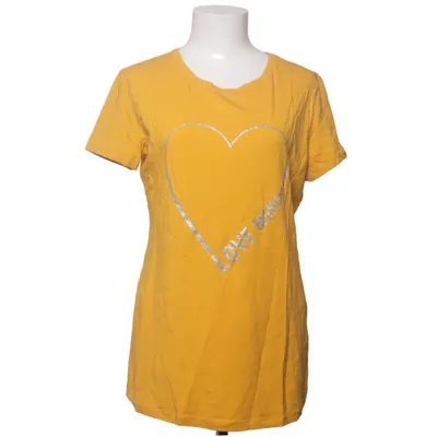 T-shirt (Geel) van Love Moschino Katoen, Elastaan