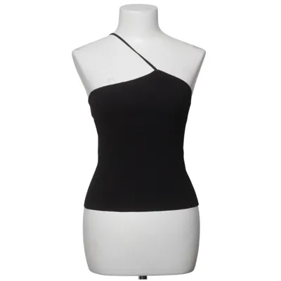 Crop top (Noir) de Zara Polyamide, Viscose