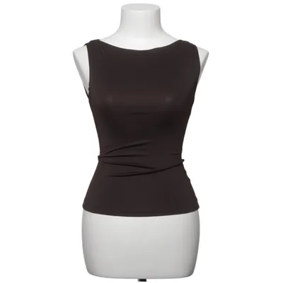 Tanktop (Bruin) van Weekday Elastaan, Polyester