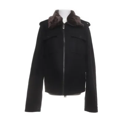 Jas (Zwart) van Kikc Wol, Viscose, Polyester