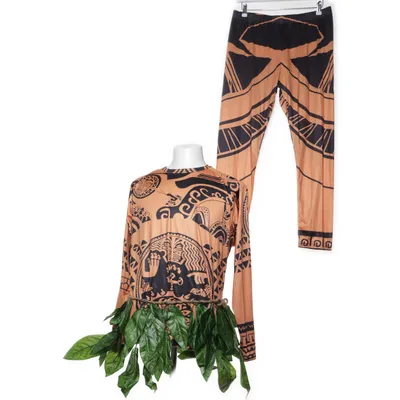 Maskeradkläder (Orange, Svart) Polyester