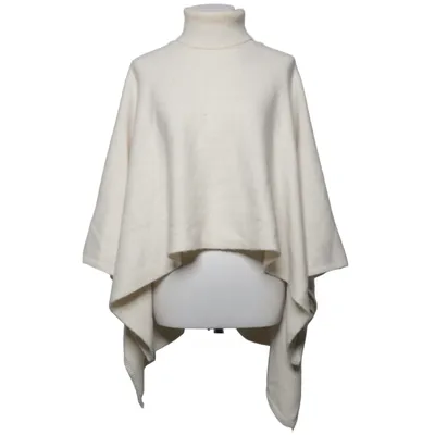 Poncho (Wit) van Mango Polyester, Wol