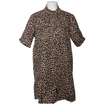 Shirt dress (Brown, Black) from Selected Femme Cotton, Elastane