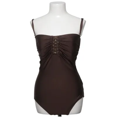 Maillot de bain une pièce (Marron) de Gottex Élasthane, Polyamide