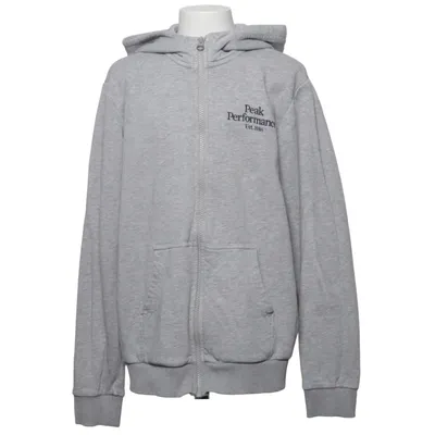 Capuchon sweater (Grijs) van Peak Performance Katoen, Polyester