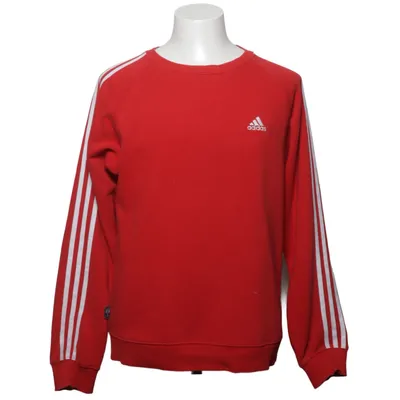 Sweatshirt (Red, White) from Adidas Cotton, Polyester