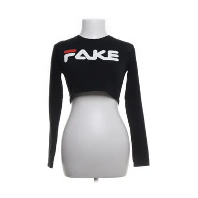 Crop top (Black, Multicolored) from Fuchsteufelswild