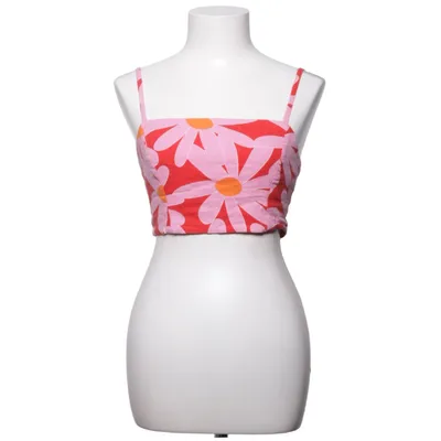 Crop top (Röd, Rosa, Orange) från Stradivarius Elastan, Polyester