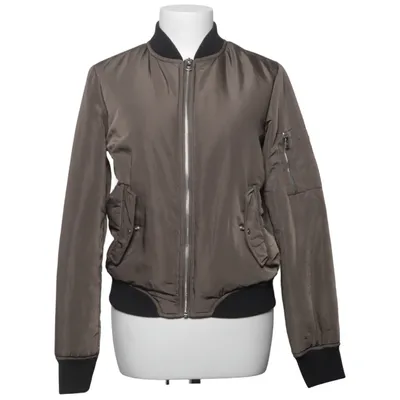 Bomber jacket (Gray, Black) from Black Story Polyester