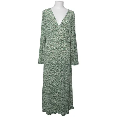 Långklänning (Grön, Vit) från Mango Polyester