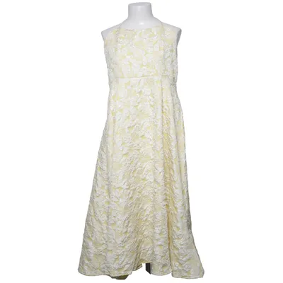 Dress (Yellow, White) from Retro Stage Polyester