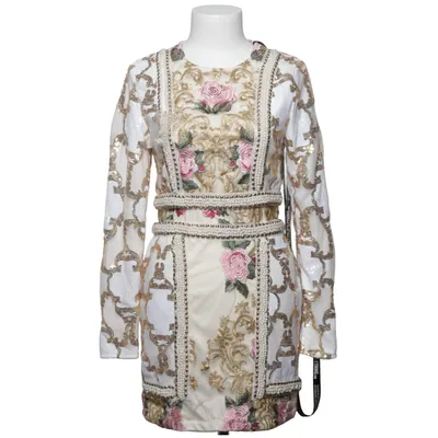 Cocktail dress (White, Gold, Pink) from PrettyLittleThing Polyester