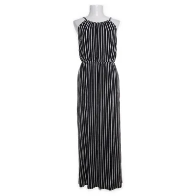Maxi dress (Black, White) from Gina Collection Elastane, Viscose
