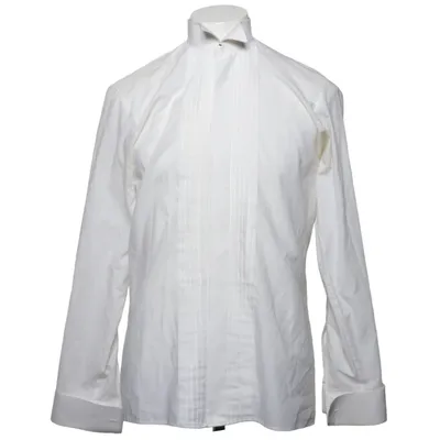 Smokingskjorte (Hvid) fra Bosweel Bomuld, Polyester