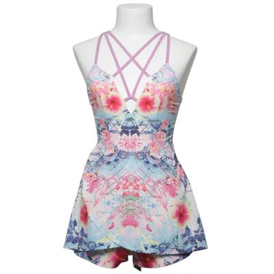 Buksedragt (Blå, Pink, Flerfarvet) fra Ginger Fizz Polyester