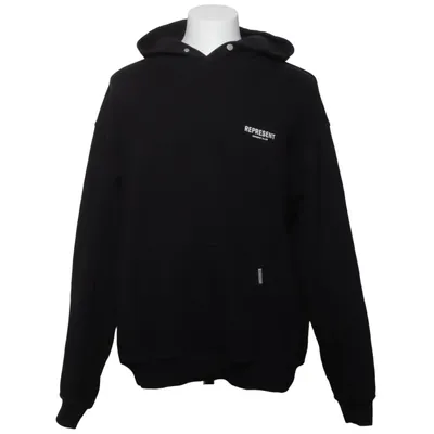 Sweat à capuche (Noir) de Represent Coton, Élasthane