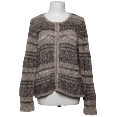 Strickjacke (Beige, Braun, Schwarz) von Claudia Sträter Baumwolle, Mohair, Polyamid, Polyester, Wolle