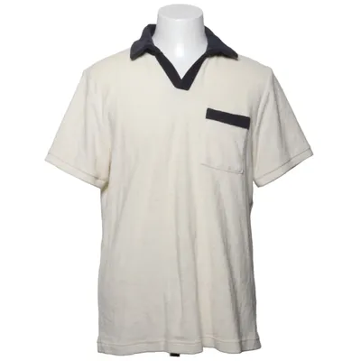 Polo shirt (Beige, Black) from Octobre Éditions Organic cotton
