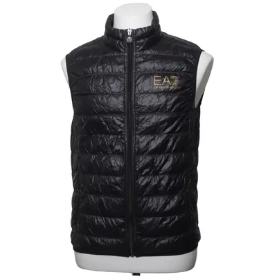 Down vest (Black) from Emporio Armani Down, Feather, Polyamide
