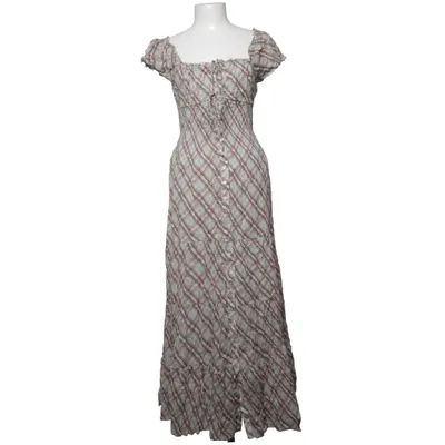 Maxi jurk (Blauw, Beige, Bruin) van Urban Outfitters Katoen