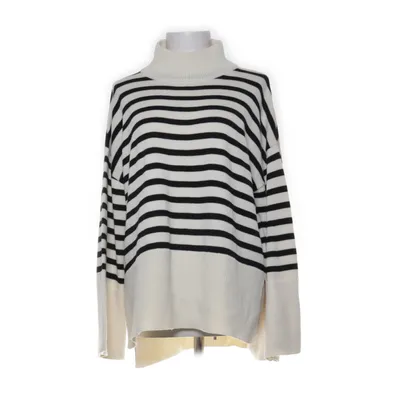 Polotröja (Vit, Svart) från Essentials by Tchibo Akryl, Återvunnen polyester