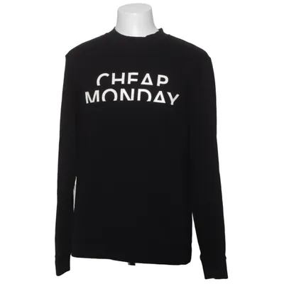 Sweatshirt (Black) from Cheap Monday Cotton, Elastane, Polyester