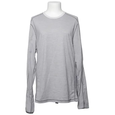 Base layer shirt (Gray, White) from Super.Natural Elastane, Polyester, Wool