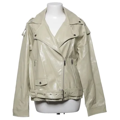 Bikerjacke (Beige) von Noisy May Polyester, Polyurethan, Viskose