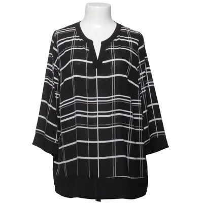 Blouse (Black, White) from Bonprix Recycled polyester