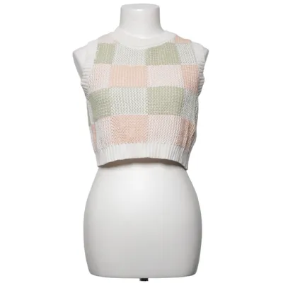 Slipover (White, Green, Pink) from Ghanda Acrylic, Cotton