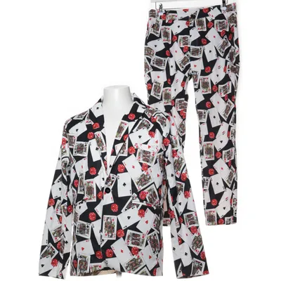 Maskeradkläder (Svart, Röd, Vit, Flerfärgad) Linne, Polyester