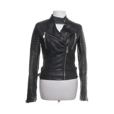 Biker jacket (Black) from Voyelles Polyurethane, Polyester