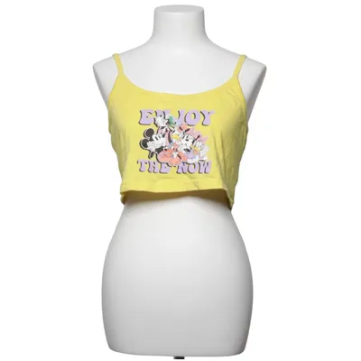 Crop top (Geel) van Disney by Primark Katoen, Elastaan