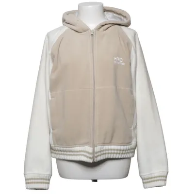 Hoodie (Beige, White) from HRC Acrylic, Polyamide, Polyester