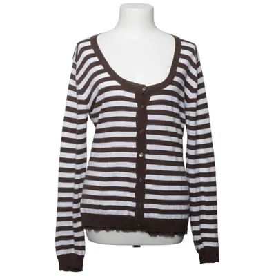 Cardigan (Bruin, Wit) van Jette Katoen