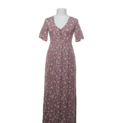 Maxi jurk (Roze, Wit, Meerkleurig) van A:glow Elastaan, Viscose