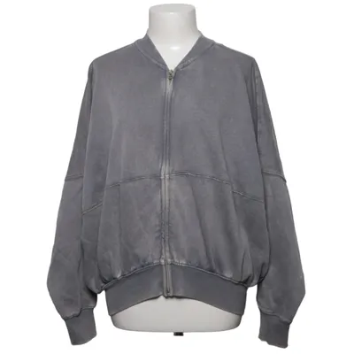 Bomber jacket (Gray) from Zara Cotton, Elastane