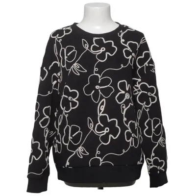 Sweatshirt (Noir, Blanc) de Salsa Jeans Coton, Élasthane, Polyester