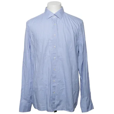 Shirt (Blue, White) from Stenströms Cotton