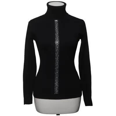 Rollkragenpullover (Schwarz) von M&V Polyamid, Polyester, Viskose